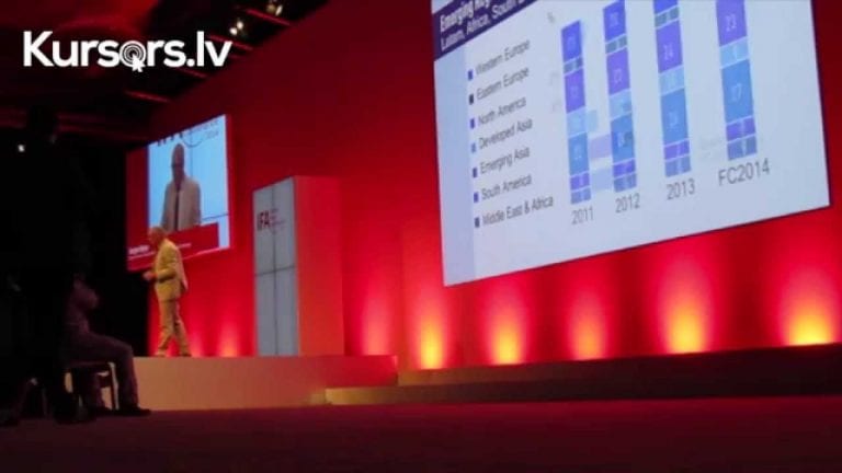 Kas noticis un notiks elektronikas tirgū – Jirgena Boinija uzstāšanās IFA 2014 Globālajā Preses konferencē