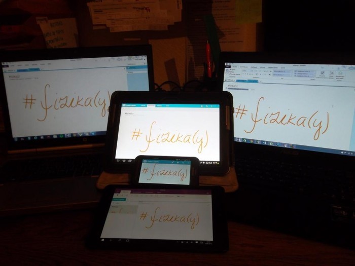 Valdis Zuters: Starp piecām operētājsistēmām sinhronizēts OneNote: Android 4.4.4., Android 4.1.2., Win7, Win8 un Win10