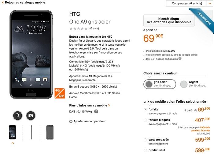 HTC One A9 1