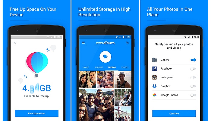 Populārā iOS fotogrāfiju uzkrāšanas lietotne Everalbum nonāk Android