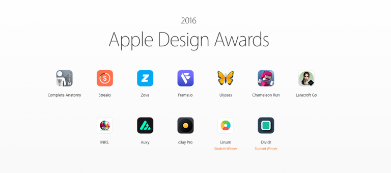 Apple apbalvo 2016. gada labākās aplikācijas