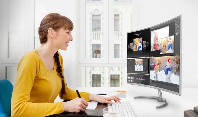 Philips izziņo jaunu 27 collu liektu LCD monitoru ar īpaši plašu krāsu diapazonu