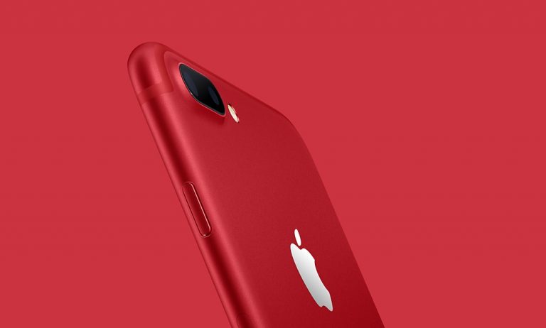 Apple atbalsta cīņu pret HIV/AIDS, izlaiž sarkanu iPhone 7