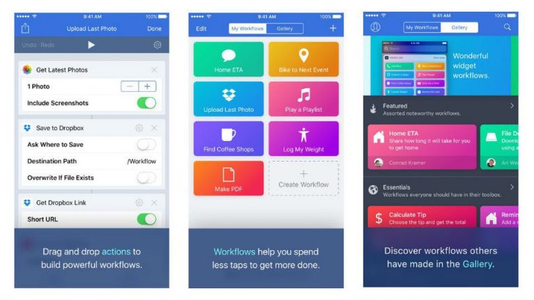 Apple iegādājas Workflow un padara to par bezmaksas lietotni