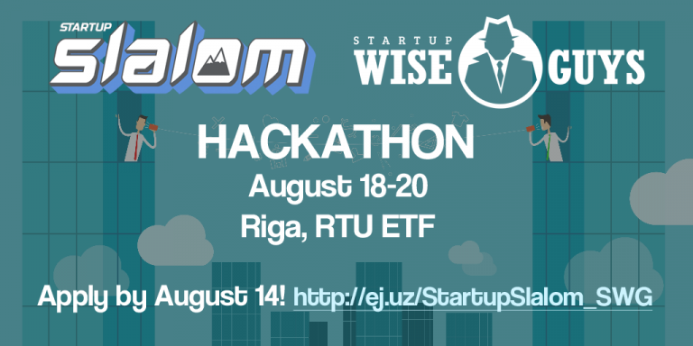 Rīgā notiks pirmais Startup Slalom + Startup Wise Guys hakatons