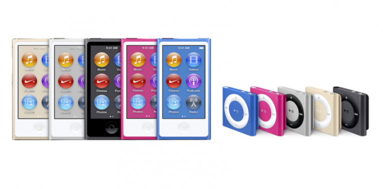 Apple pārtrauc iPod nano un iPod shuffle ražošanu