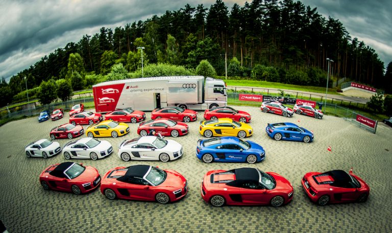Biķernieku trasē aizvadīta iespaidīga Audi Sportscar Experience programma