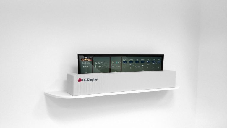 LG prezentē salokāmu 65 collu OLED televizoru