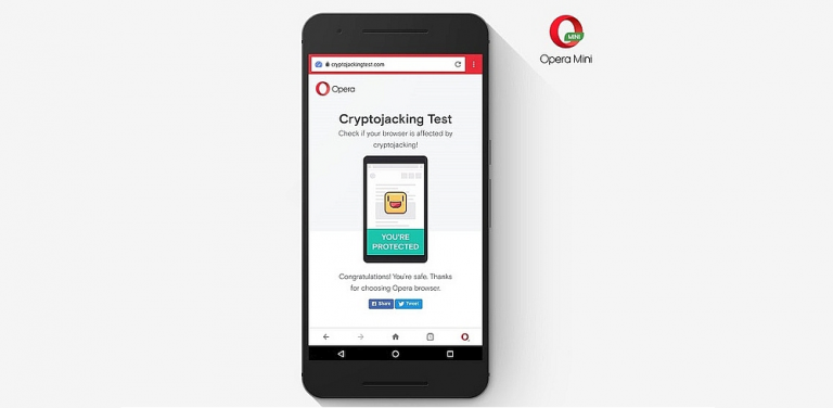 Opera Mini un Mobile bloķē kriptovalūtu rakšanu