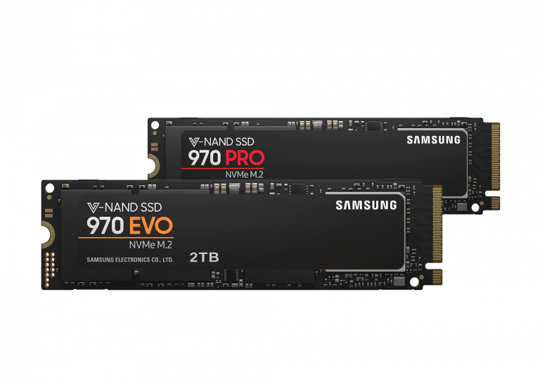 Samsung laiž klajā jaunos NVMe SSD diskus 970 PRO un EVO