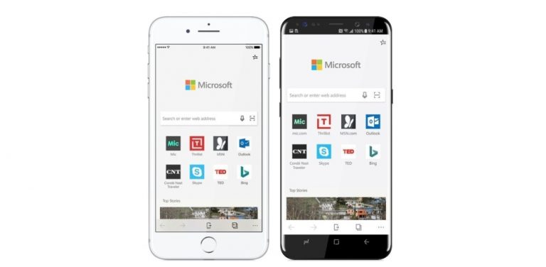 Microsoft pievieno viltus ziņu brīdinājumu viedtālruņu Edge pārlūkam