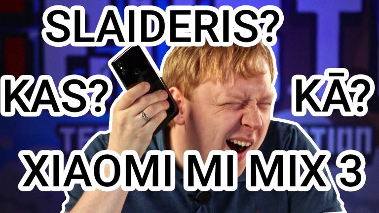 Vai Xiaomi Mi Mix 3 ir labāks par 10 gadus vecu slaideri? (video)