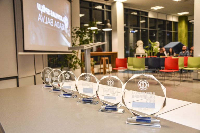 Apbalvoti Latvijas Spēļu gada balvas 2018 laureāti