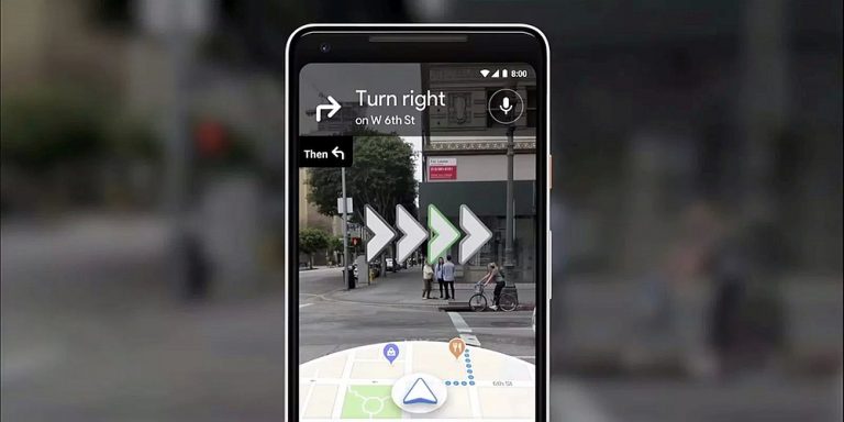 Google Maps uzlabos navigāciju ar papildinātās realitātes elementiem
