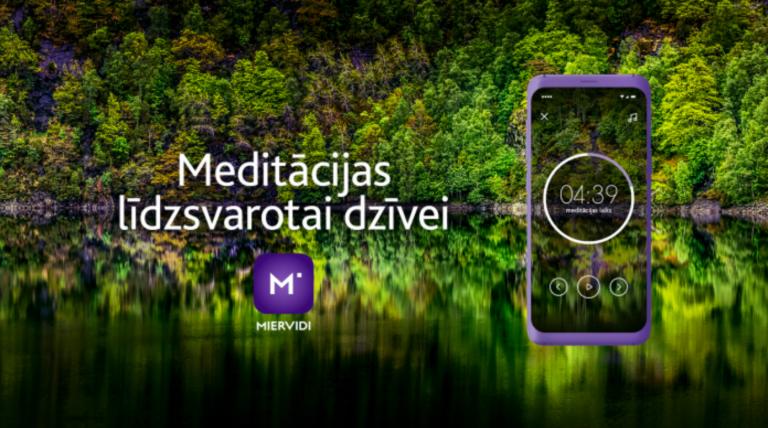 Radīta pirmā apzinātības meditācijām veltītā mobilā lietotne latviešu valodā
