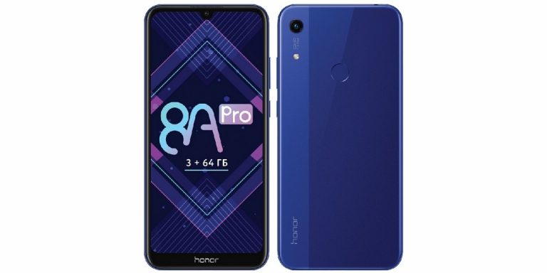 Honor izziņo 8A Pro ar Helio P35 procesoru un ūdens piles formas pašiņu kameru