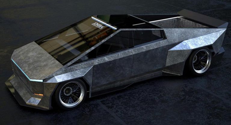 Krievijā uz ceļiem redzēta Teslas Cybertruck kopija