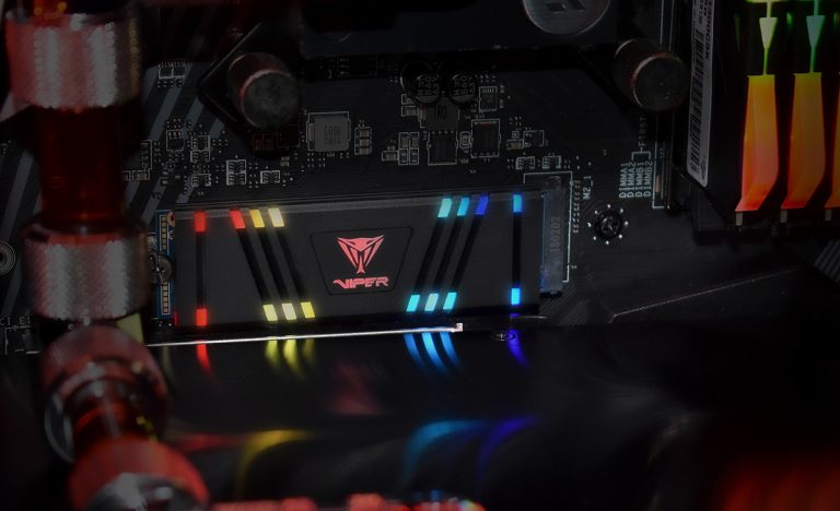Patriot Viper Gaming izlaiž NVMe SSD ar RGB izgaismojumu