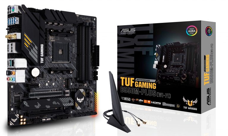 ASUS izziņo ROG Strix B550-A Gaming un TUF Gaming B550-Plus (Wi-Fi)