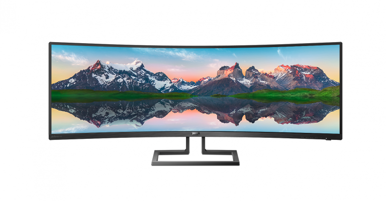 Izziņots 49 collas lielais ultra platais Philips 498P9 monitors