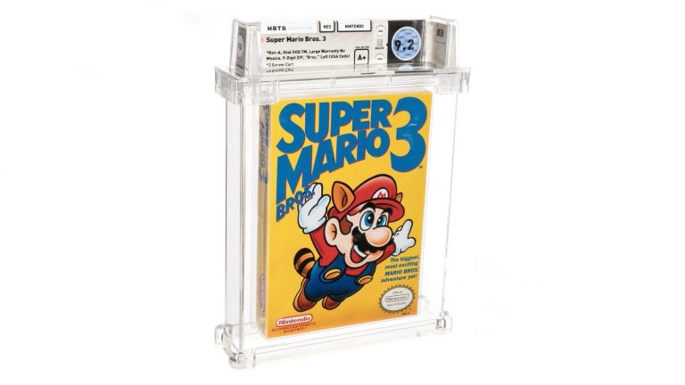 Oriģināla Super Mario Bros. videospēle izsolīta par vairāk nekā 130 000 eiro