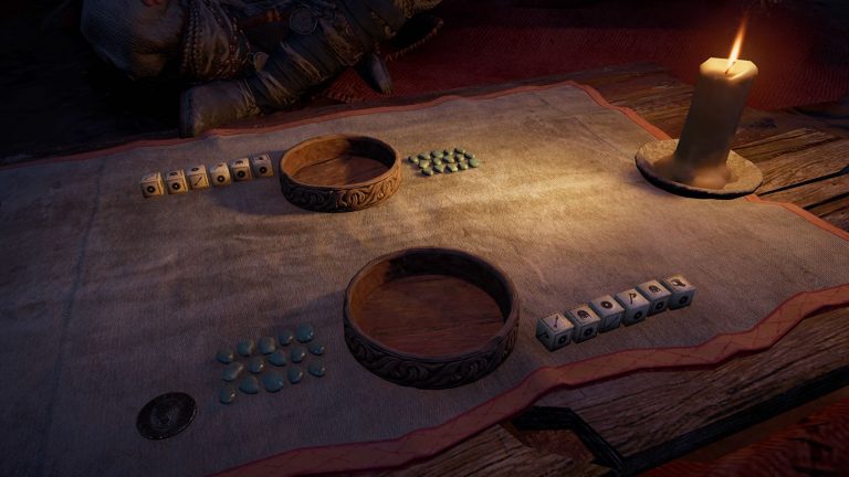 Videospēles Assassin’s Creed Valhalla spēle Orlog kļūs par fizisku galda spēli