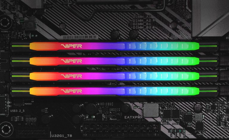 Patriot izziņojis Viper Steel RGB Black operatīvo atmiņu