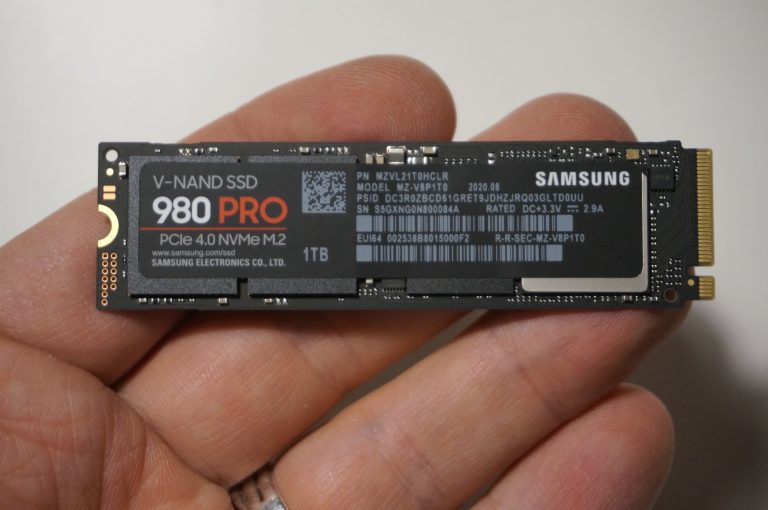 Samsung SSD 980 PRO PCIe 4.0 NVMe atmiņas apskats