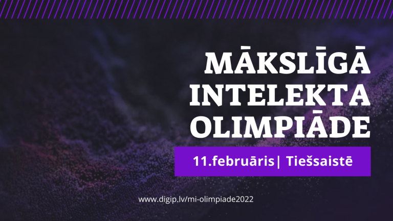 Vidusskolēni aicināti pieteikties mākslīgā intelekta olimpiādei