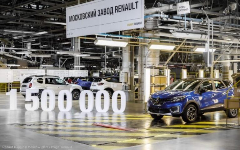 Renault atsāk savu auto ražošanu Krievijā