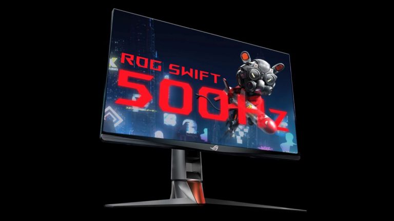 ASUS izziņo pasaulē pirmo 500 Hz G-Sync monitoru