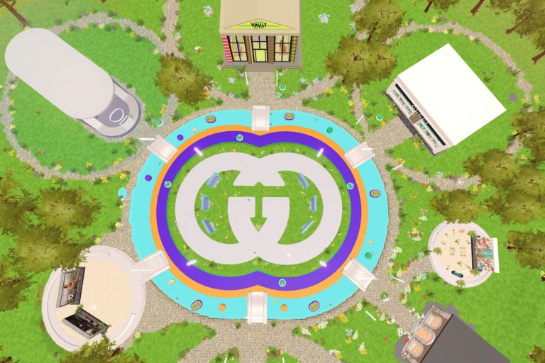 “Gucci” videospēlē “Roblox” izveidojis pilsētu, kurā spēlētāji var izklaidēties