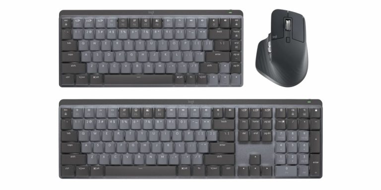 Logitech izziņo divu izmēru MX Mechanical tastatūras