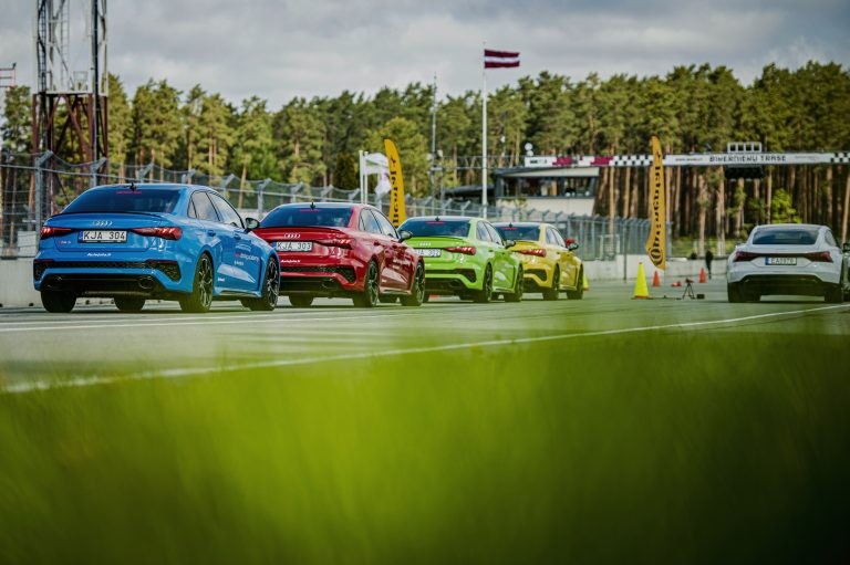 Audi RS trases dienas – RS3 ir karstākais aktuālais auto pīrādziņš