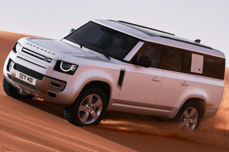 2025. gadā gaidāms pilnībā elektrisks Land Rover Defender apvidus auto