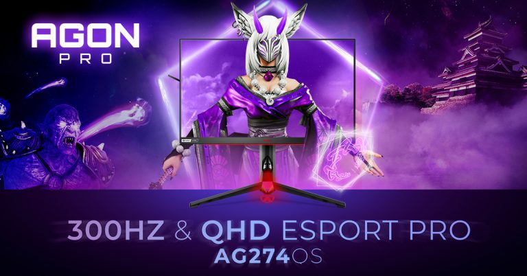 AGON PRO AG274QS – QHD 300Hz monitors geimeriem