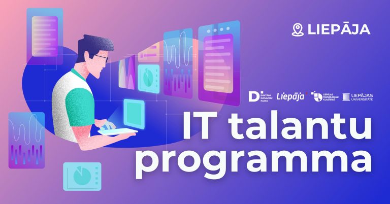 Talantīgus jauniešus aicina pieteikties apmācībām “Liepājas IT talantu programma”