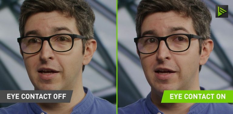 Nvidia Broadcast mākslīgi “piespiedīs” tevi skatīties kamerā