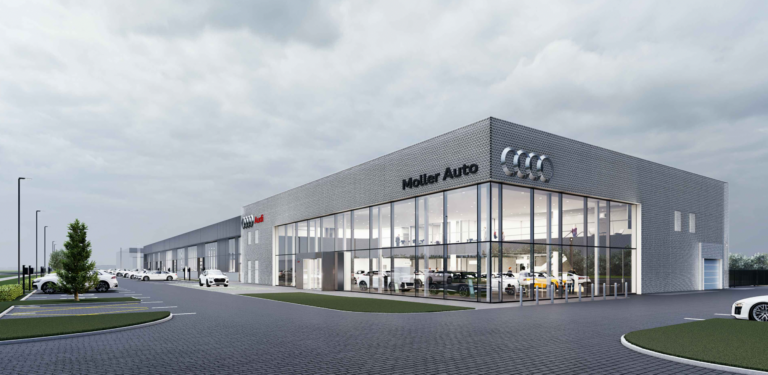 Ieguldot 15 miljonus eiro, “Moller Auto” būvē savu ilgtspējīgāko dīlera centru Latvijā