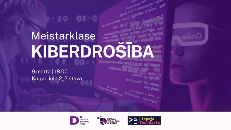 9. martā Liepājā notiks kiberdrošības meistarklase