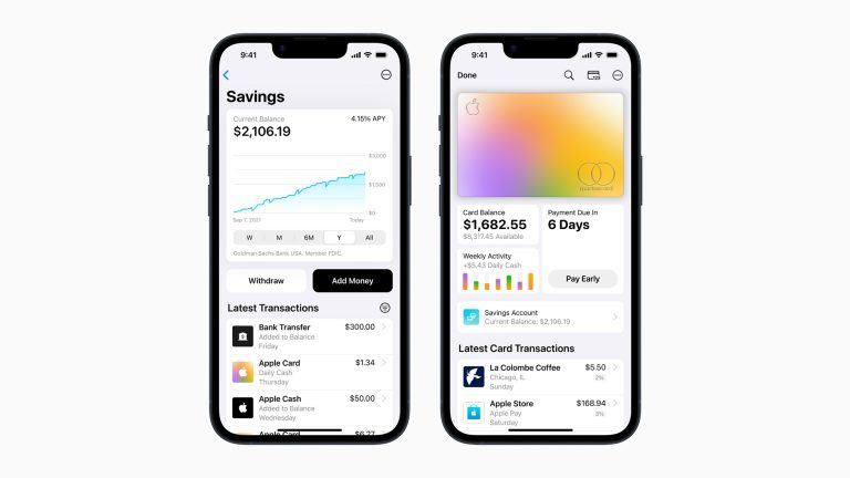 Apple Card lietotājiem tagad ir pieejams arī uzkrājumu konts