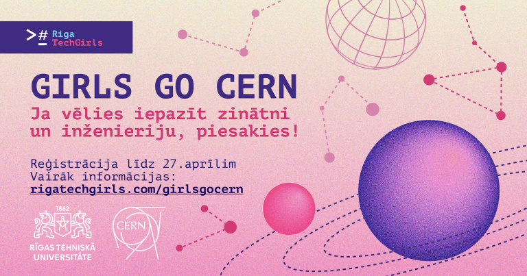 Aicina meitenes un sievietes pieteikties vizītei CERN, Eiropas Kodolpētniecības centrā Šveicē