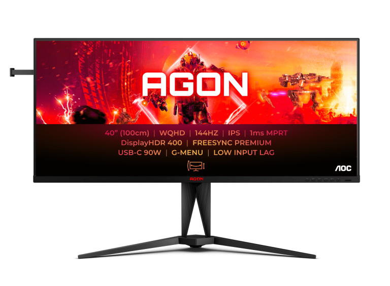 AGON by AOC iepazīstina ar īpaši platā ekrāna modeli AG405UXC: neiedomājami plats 40″ ekrāns un 144 Hz