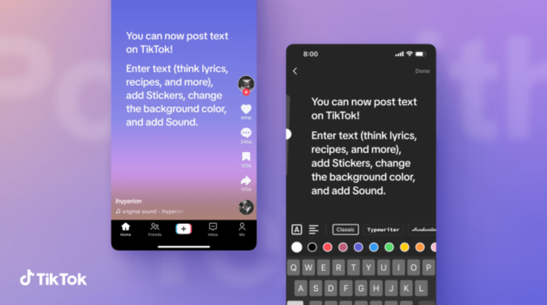 “TikTok” izaicina “Threads” un “Twitter un palaiž iespēju pievienot teksta ierakstus