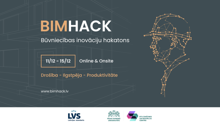 Otro gadu RTU notiks būvniecības inovāciju hakatons «BIMHack»