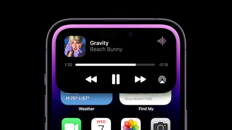 Daži piemēri tam, kā varēja izskatīties Apple “dinamiskā saliņa”