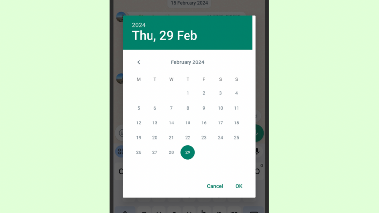 “WhatsApp” tagad “Android” lietotājiem ļaus sameklēt ziņas pēc datuma