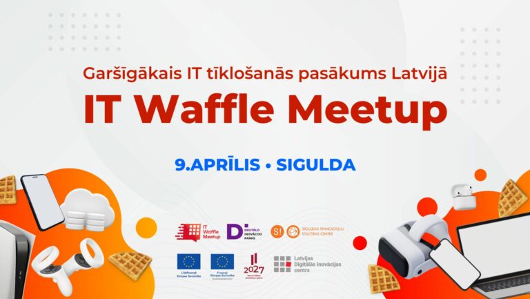 “IT Waffle Meetup” aicina uz tīklošanās pasākumu Siguldā
