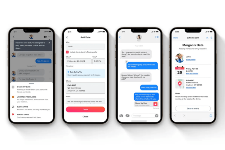 “Tinder” ļaus plānotā randiņa detaļas kopīgot ar ģimeni un draugiem