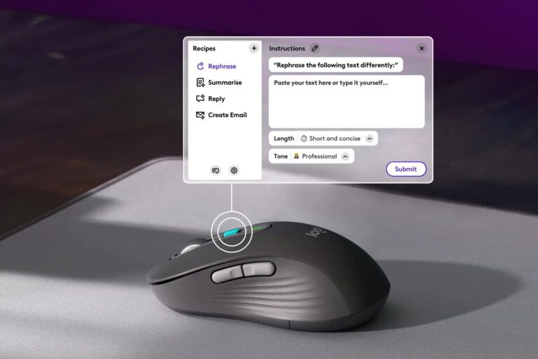 Logitech pat datorpeli apvelta ar mākslīgā intelekta iespējām